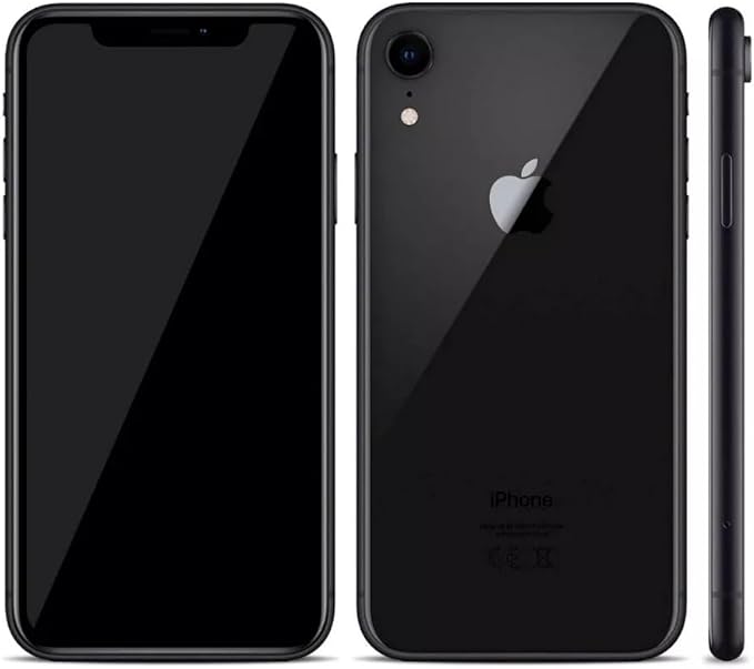 Apple iPhone XR color Negro 64GB almacenamiento reacondicionado más Cubo de Carga Rápida  de regalo